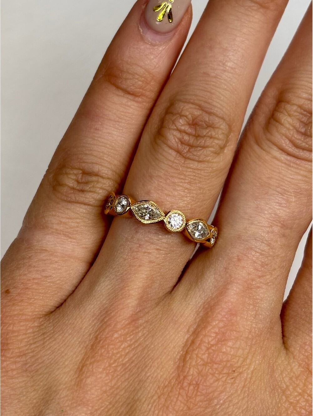 18k Rose Gold Diamond Ring